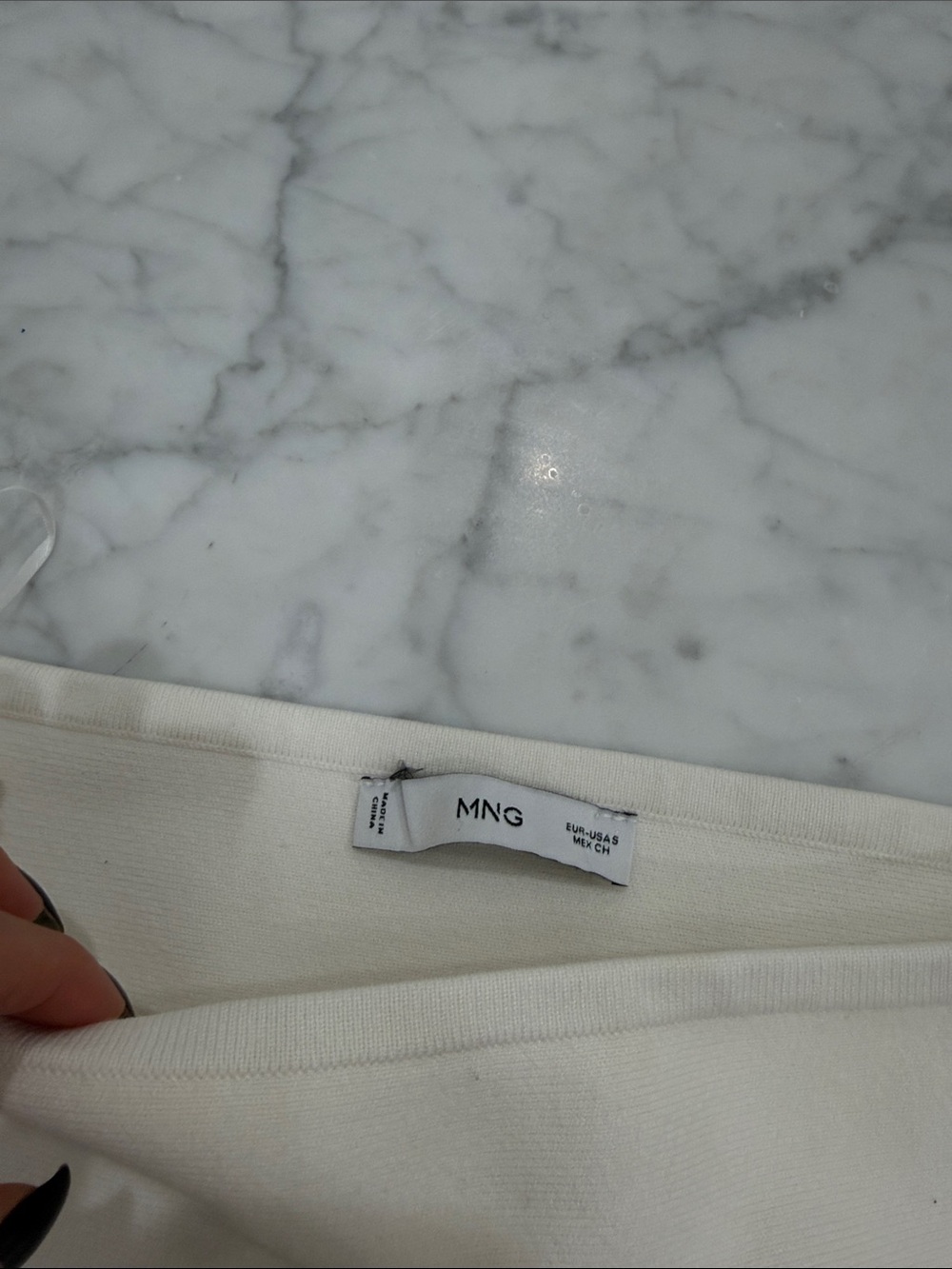 Cream Flared Mini Shirt - Picture 3 of 4